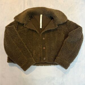 Green Lululemon Sherpa Jacket